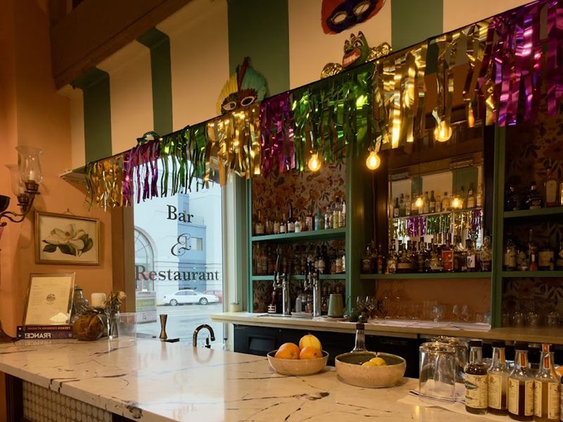 Chez Lafayette Creole Brasserie interior